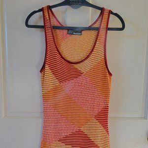 Missoni Sport  Zig Zag Knit Dress- Tank top style- Italy